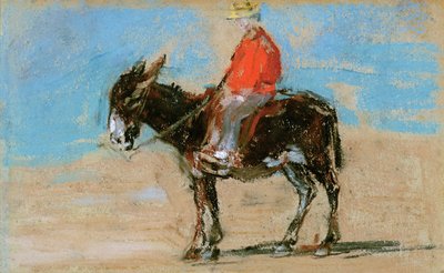 The Ride on the Beach by Eugene Louis Boudin